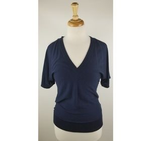 NWT Michael Kors Split Sleeve Sweater - Navy XXS